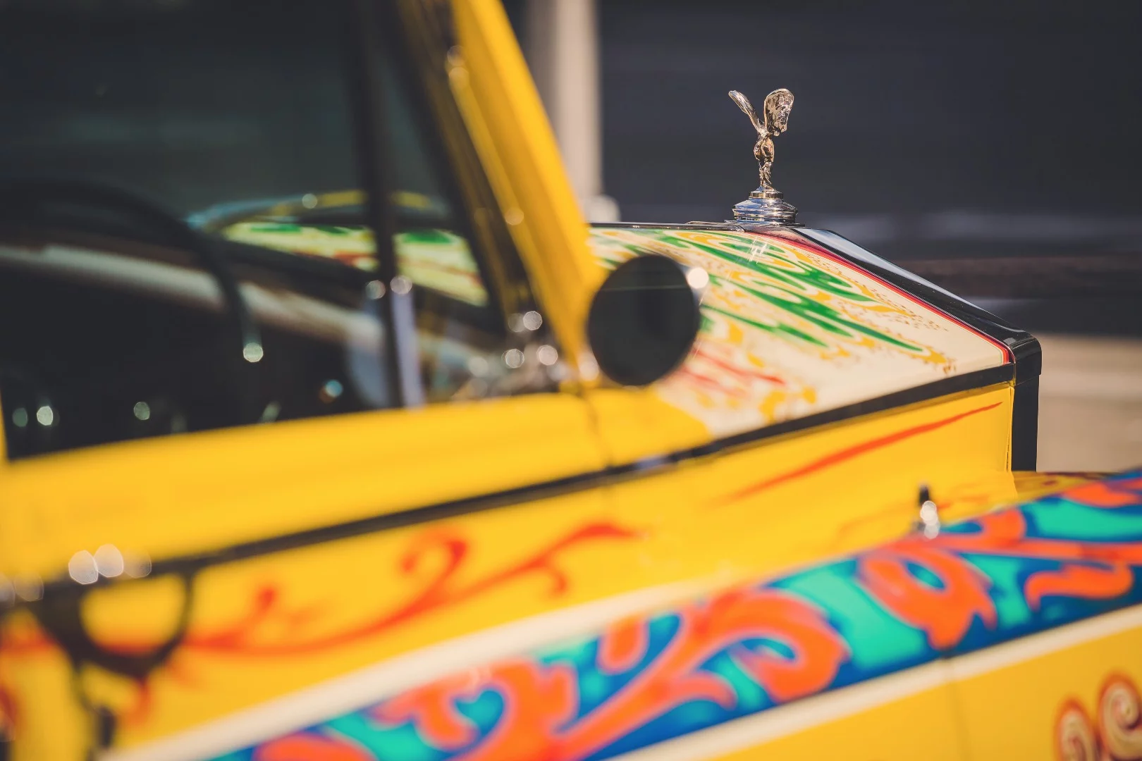 More intricate detailing on the outside of John Lennon's Phantom V