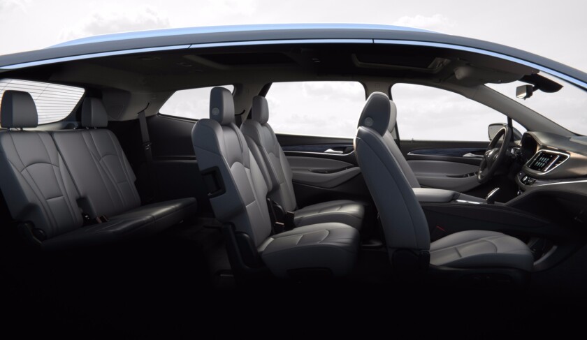 The new 2018 Enclave is about two inches longer than its predecessor, which translates to more third row space and more cargo room