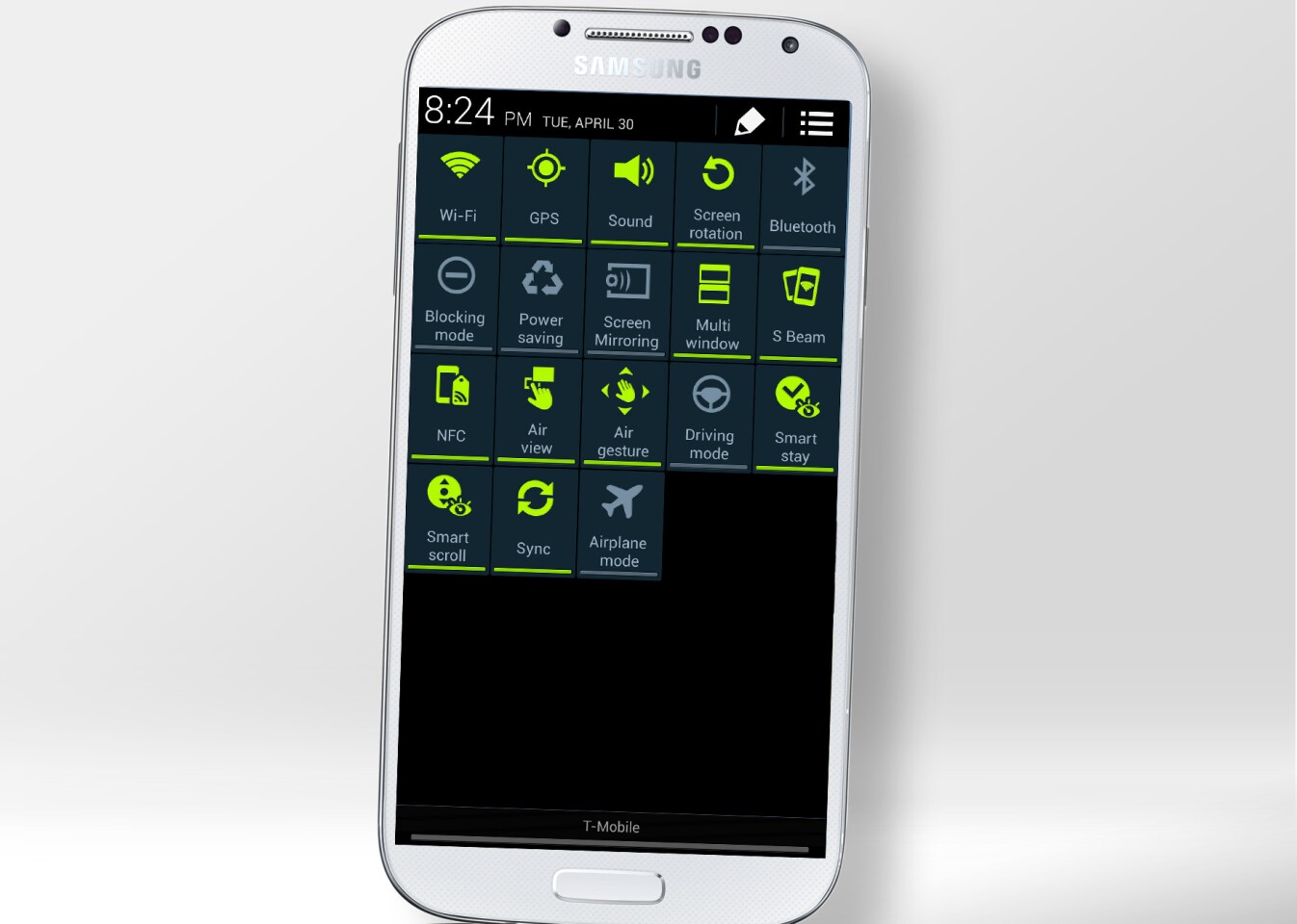 Samsung crammed in lots of software features