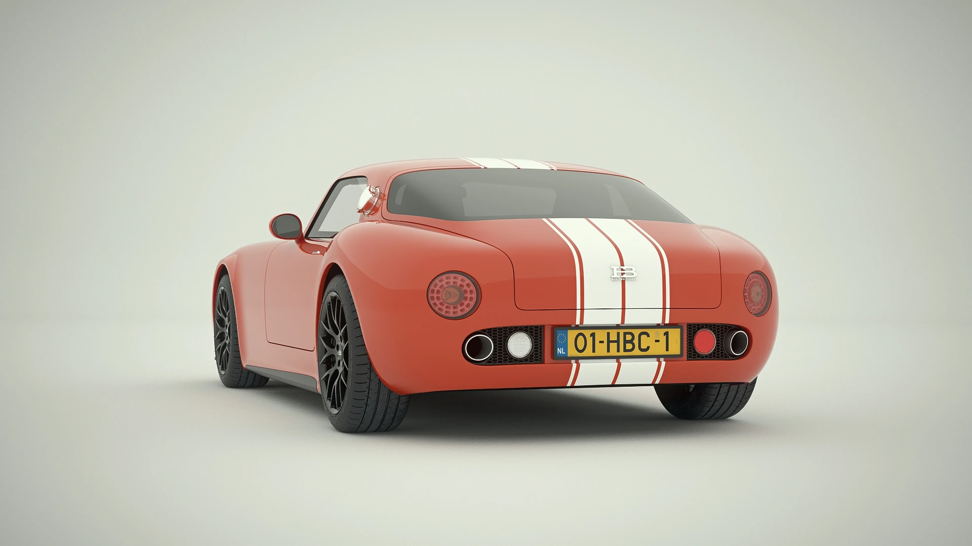Racing stripes are an option