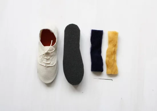 The Repair It Yourself shoe and felt kit