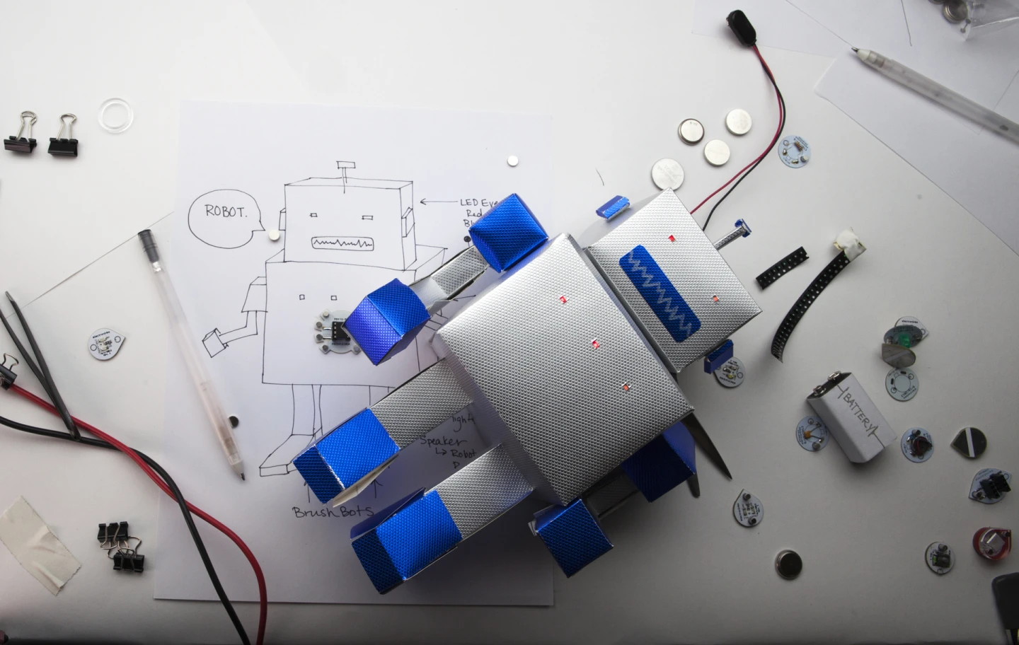 Circuit Scribe is designed as a neater, more flexible replacement for breadboards
