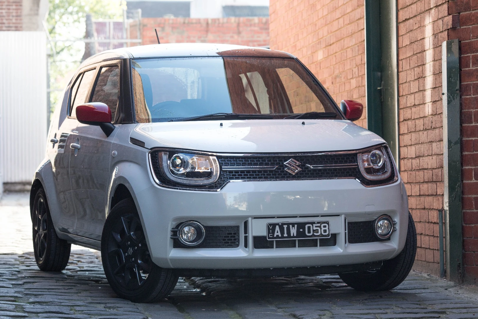 The cheery Suzuki Ignis is powered by a 1.2-liter four-cylinder engine
