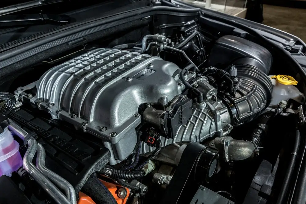 A look at the Trackhawk's V8, NYIAS 2017