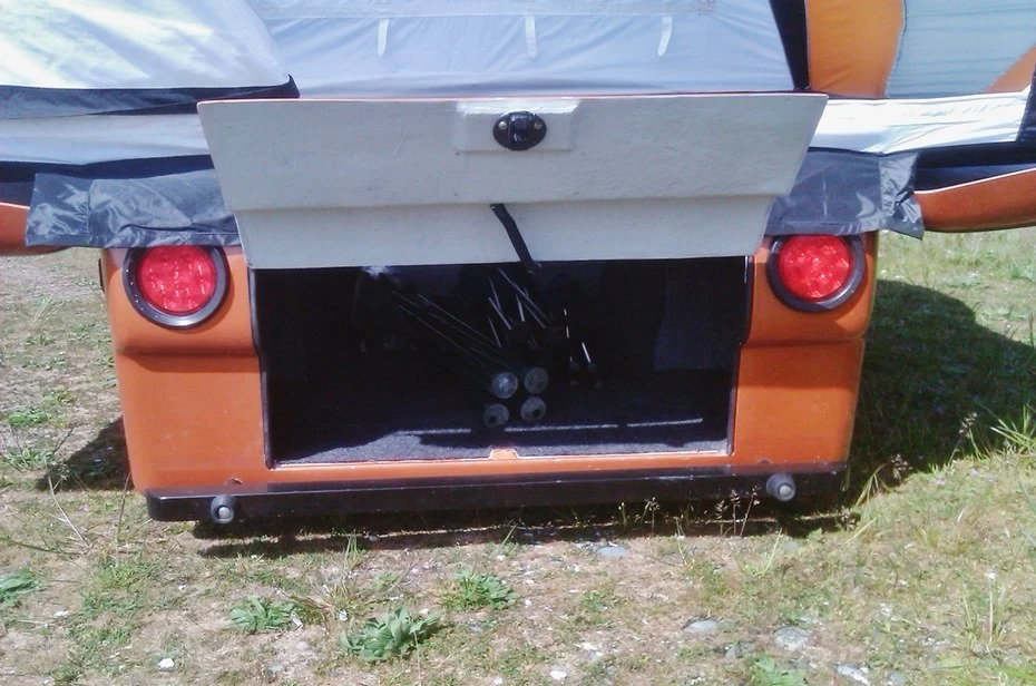 The ScarabRV includes onboard storage