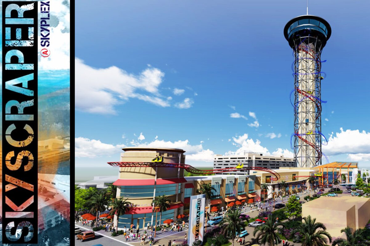 The Skyscraper roller coaster is due to open for business in 2016 (Image: Skyplex)