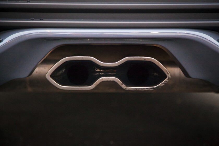 The funky-shaped exhaust is real, not just a fake for styling purposes