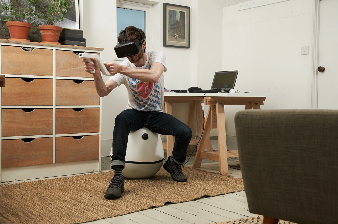 VRGO's creators also hope the device can help to overcome one of the noted problems facing VR, motion sickness