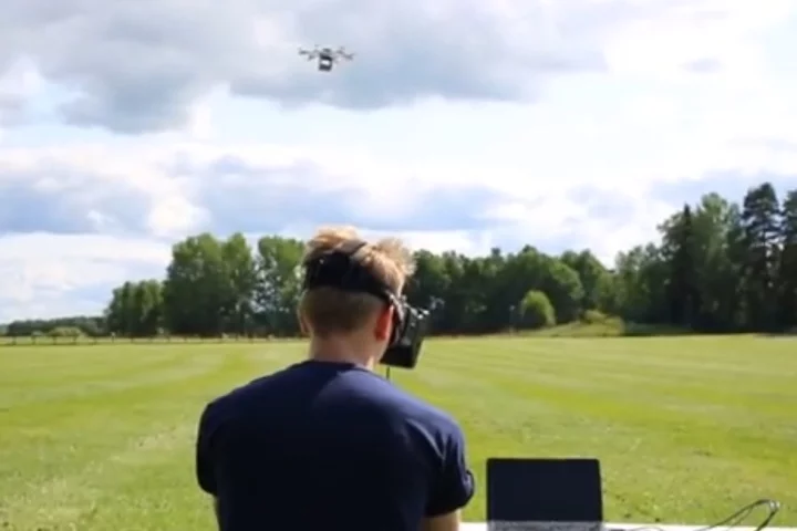 A test run of the Oculus Rift FPV