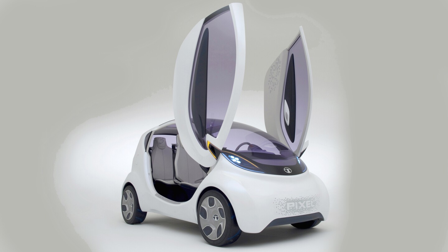Scissor doors are standard these days on cars that will be parked in European city conditions where there simply isn't the space for swing doors