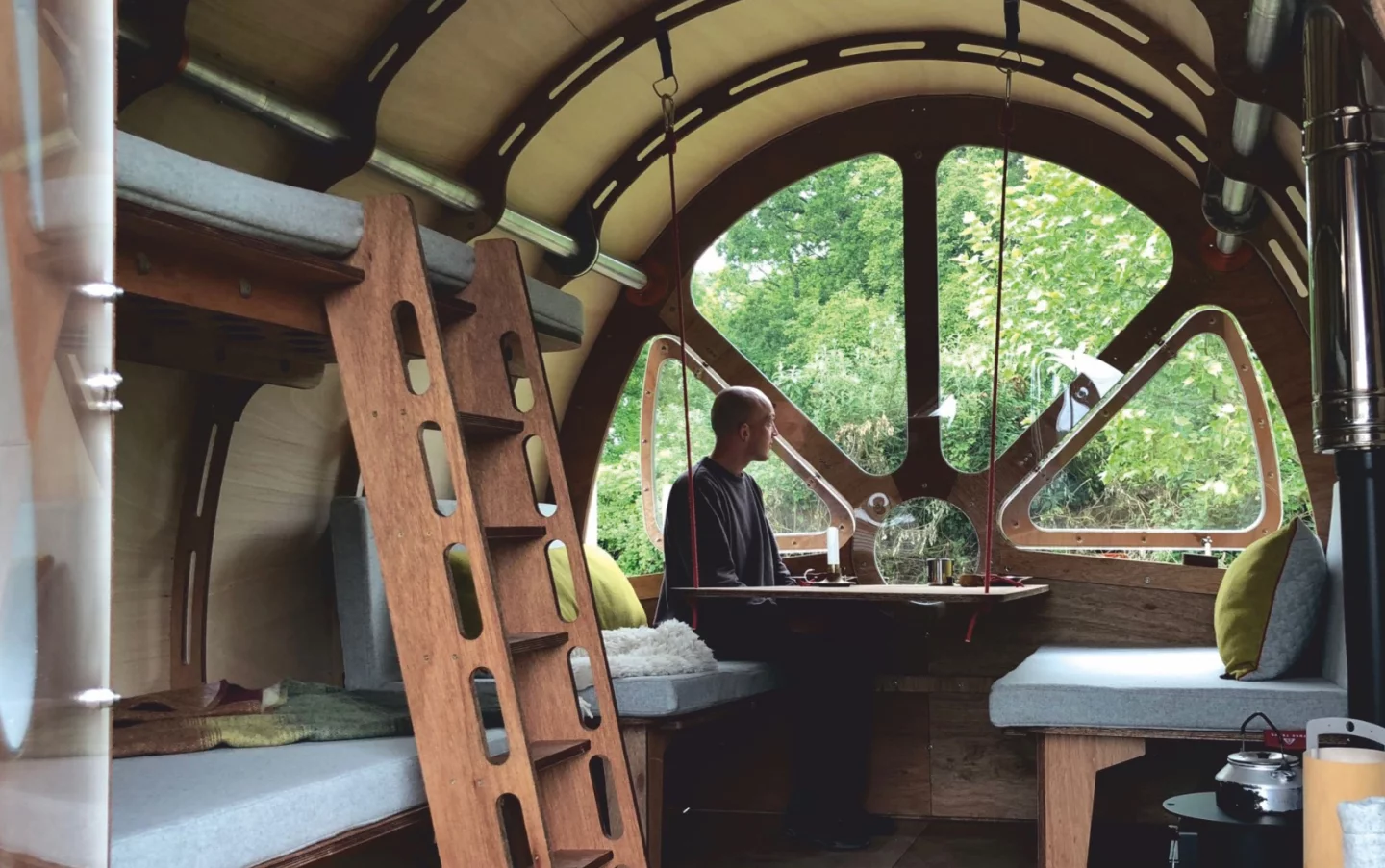 The Fuselage's snug interior includes optional bunk beds