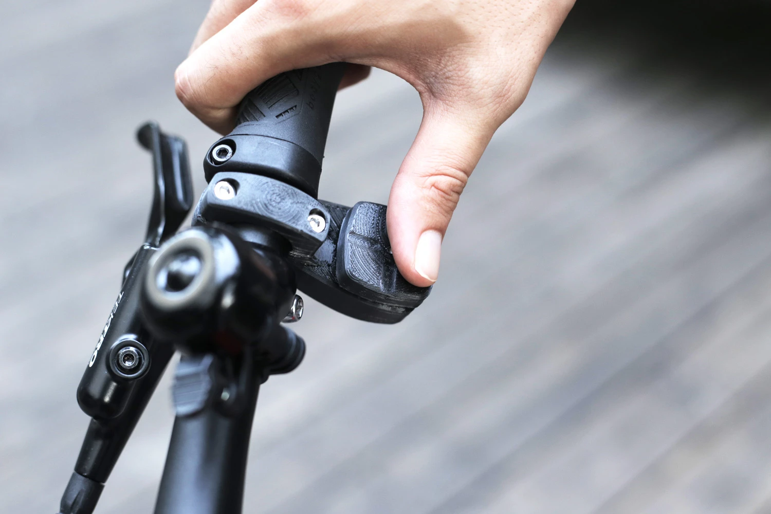 The prototype XShifter remote