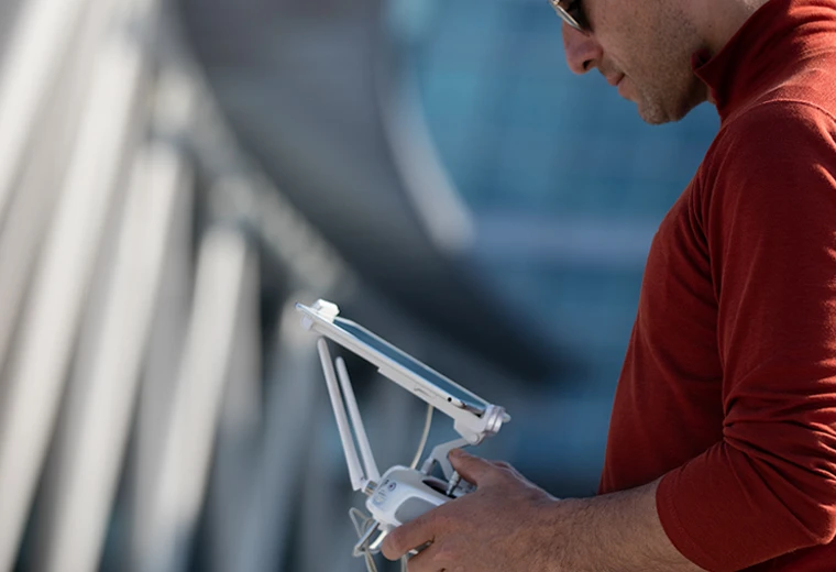 DJI Phantom 4: TapFly mode lets you tap on the live view on your smart device screen to control the quadcopter