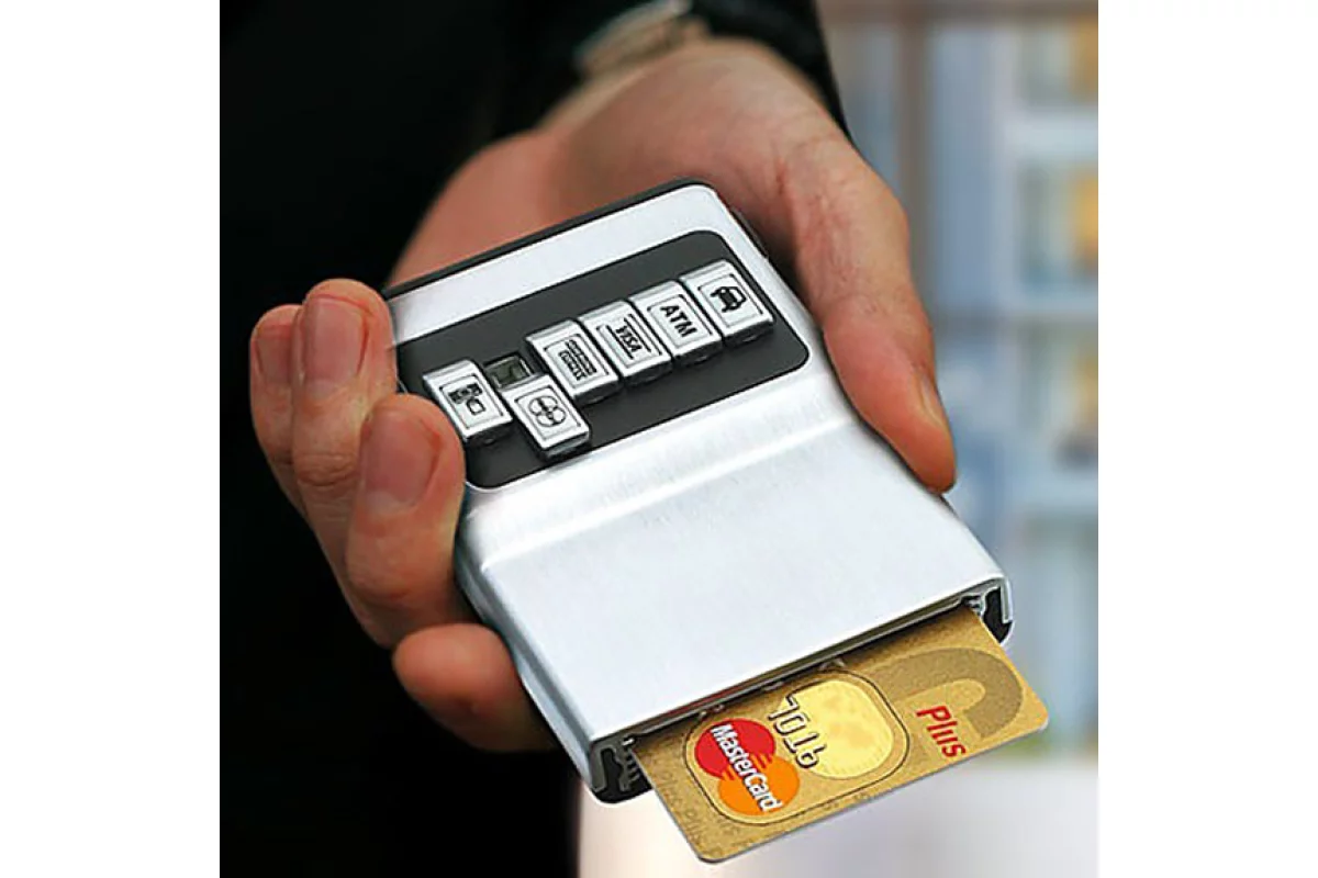 As its name suggests the Credit Card Holder holds your credit cards