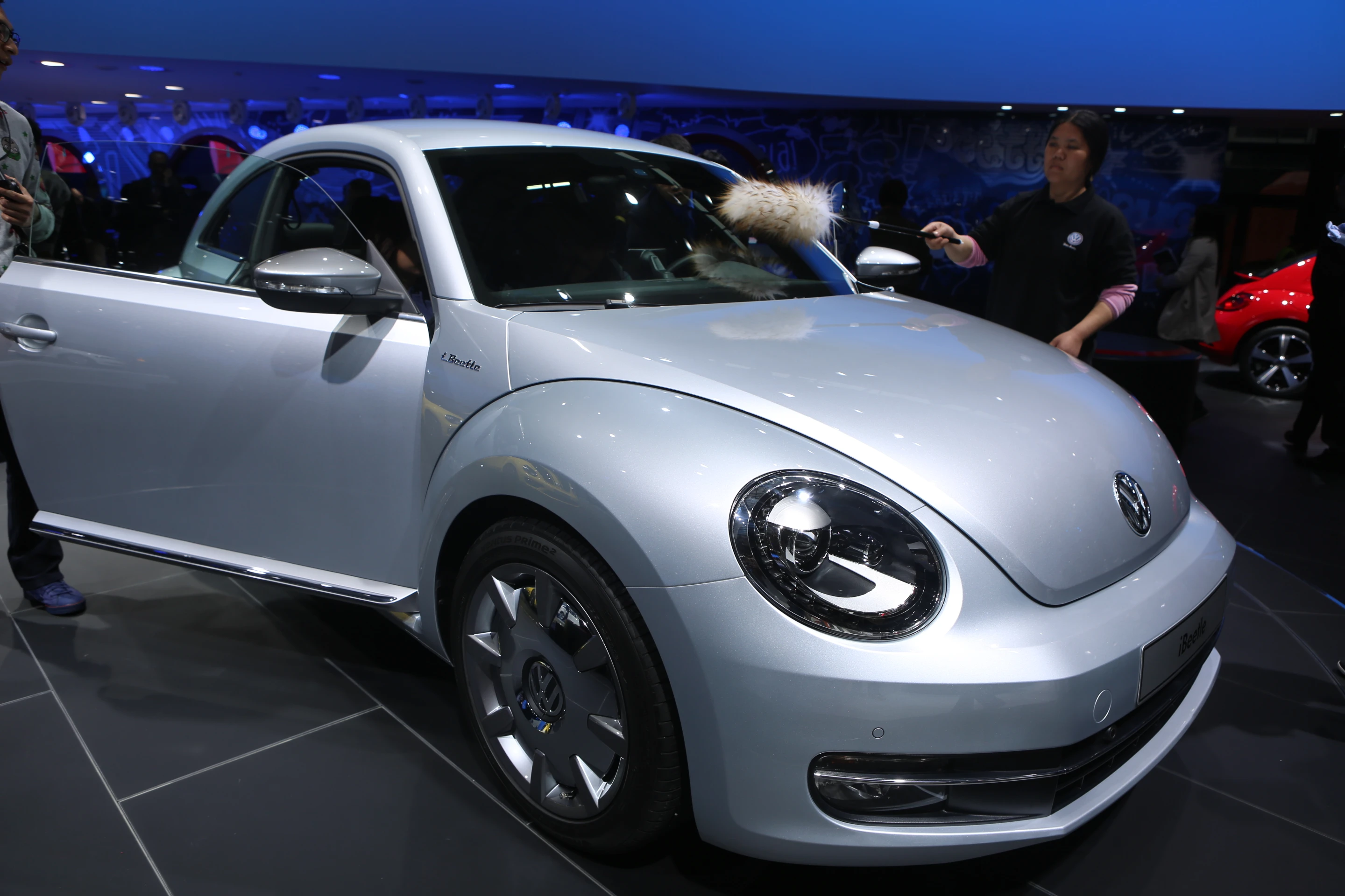 The Volkswagen iBeetle is a marriage of Volkswagen’s iconic Beetle and Apple's equally iconic iPhone