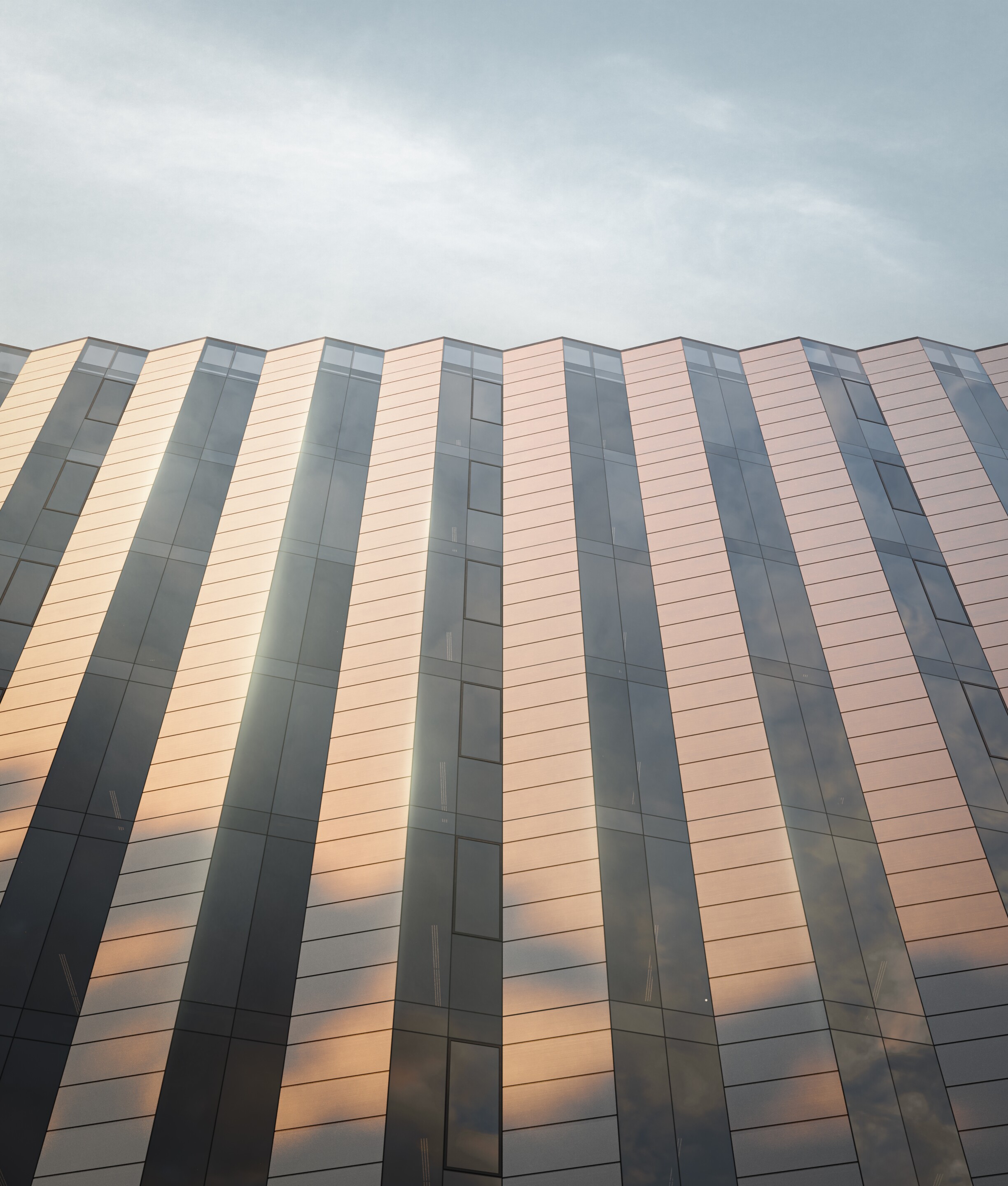 550 Spencer will produce more electricity than it requires, thanks to a cutting-edge facade made up of 1,182 solar panels