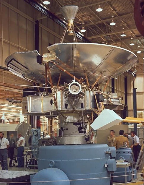 Pioneer 10 being assembled