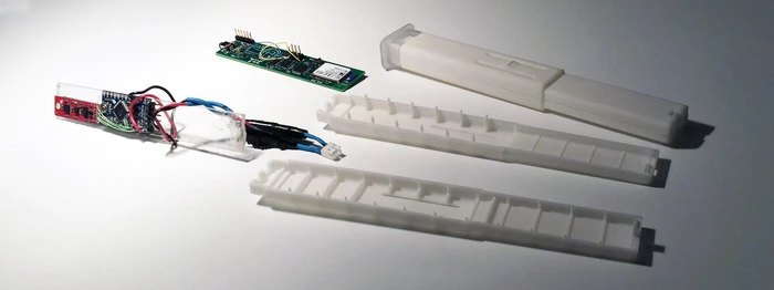 An early prototype of the FWD Powershot