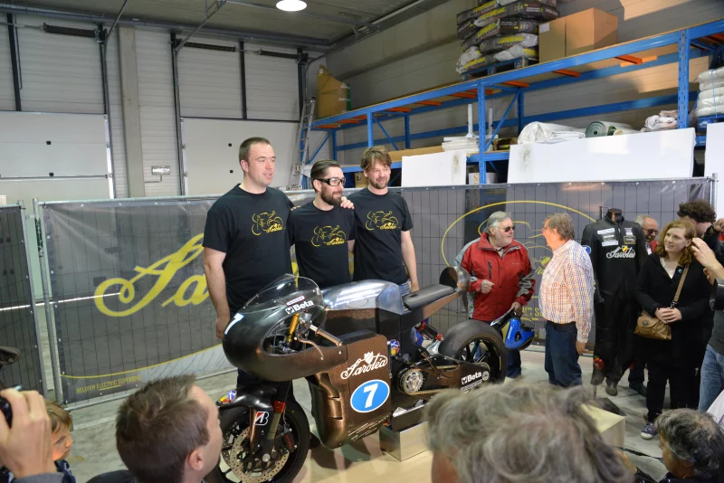 Saroléa's SP7 electric superbike: with its creators