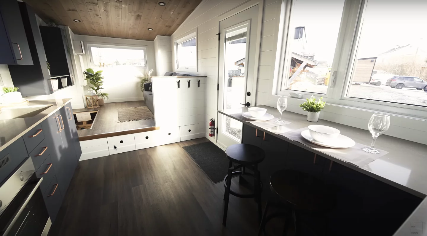 The 2024 Noyer XL's extra width lends its interior a more spacious and apartment-like layout