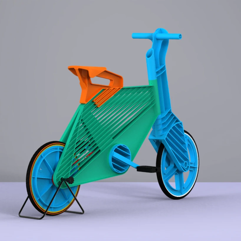 The Frii recycled plastic bike