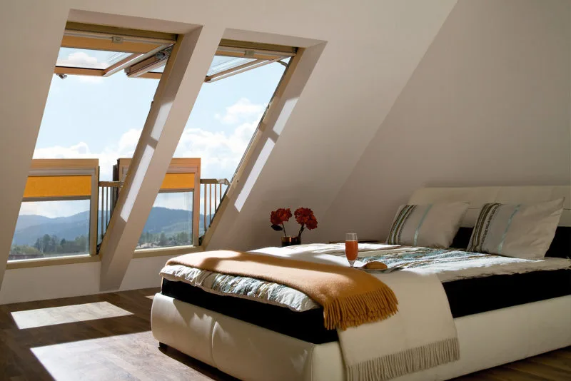 The Galeria is designed for installation in attic rooms