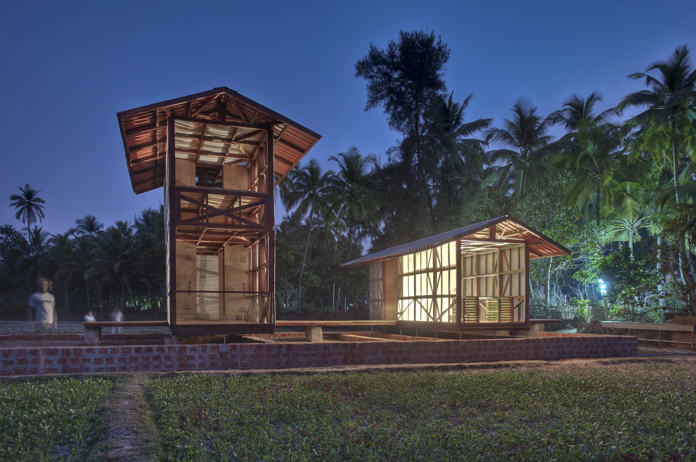 The prototype is built among the Western Ghats mountain range in the Indian state of Karnataka (Photo: Pasi Aalto/Rintala Eggertsson)