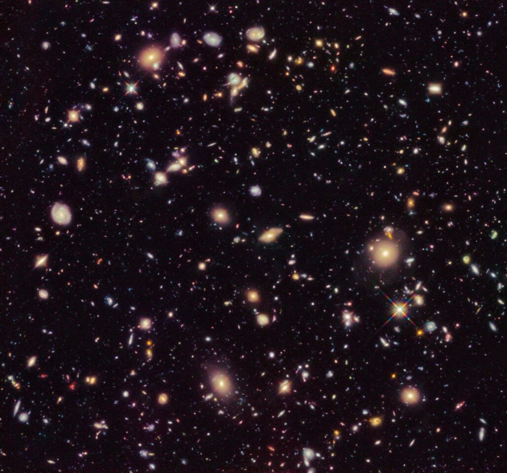 An older 2012 view of the Hubble Ultra Deep Field