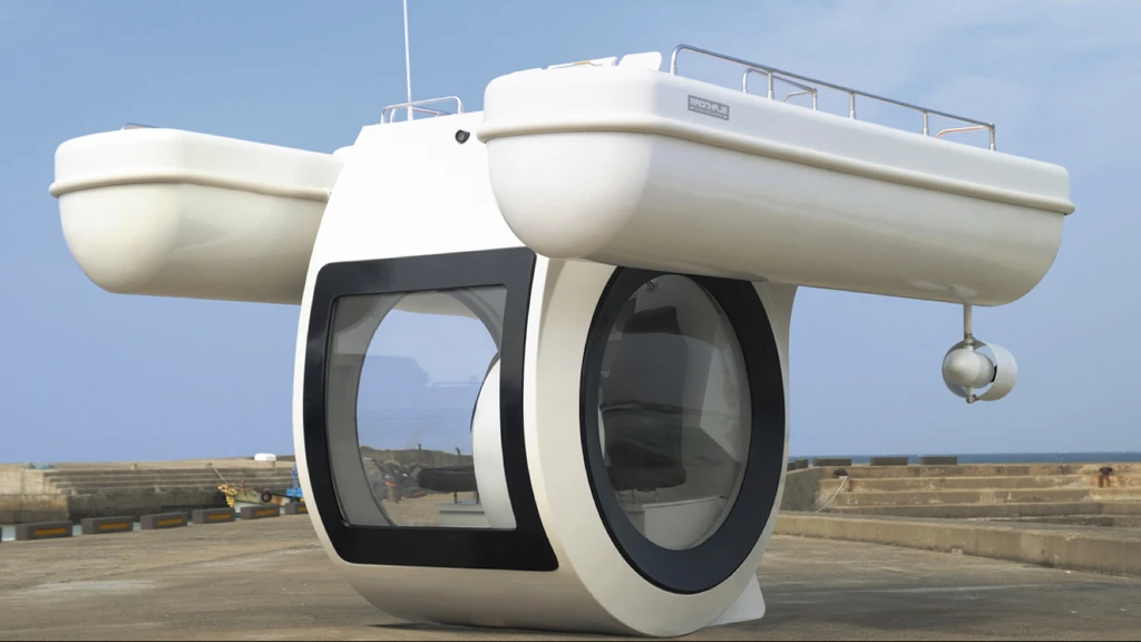 The EGO semi-submarine boat