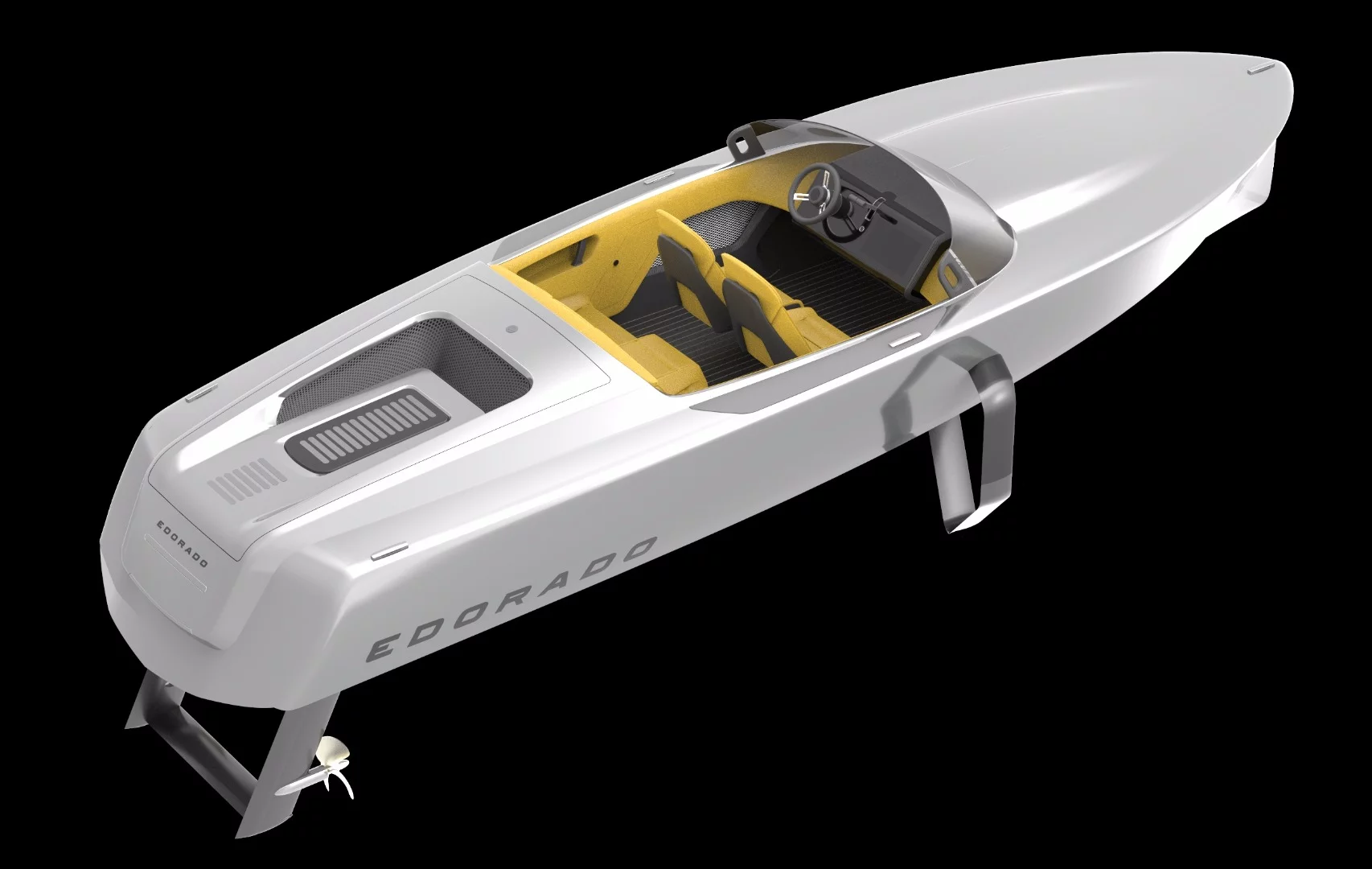 The new vessel is powered by dual propeller drives