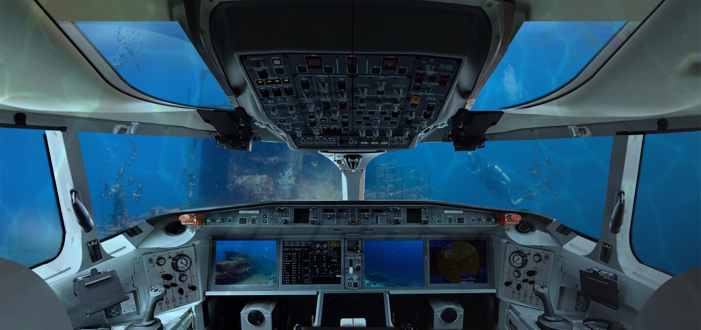 Rendering of the Nyek submarine cockpit