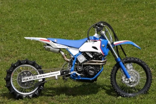 BMW's f800-engined 2WD hillclimb special.