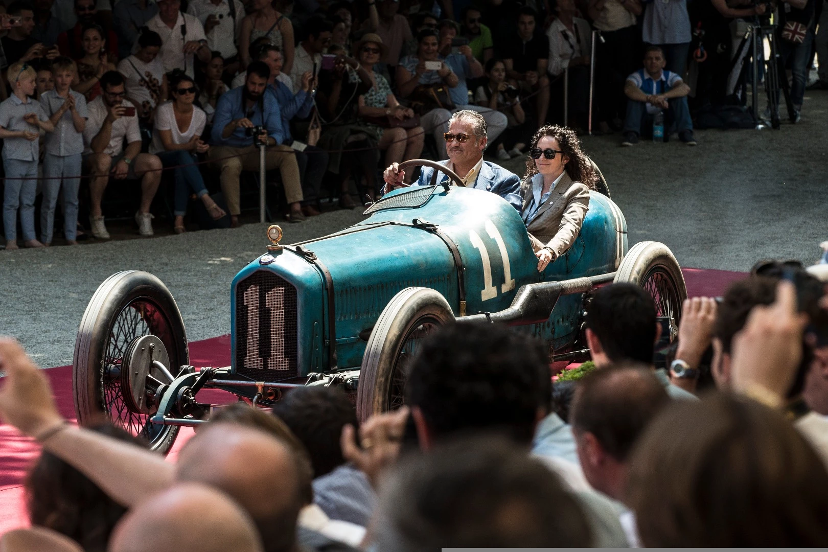 The 1920 Ballot 3/8LC of Alex Schaufler won the class and it isn't hard to guess why when you consider the history of the car and the gravitas it brought to Villa d'Este. This is the car that won the inaugural "Gran Premio d'Italia" in the hands of superstar Jules Goux on September 4, 1921.