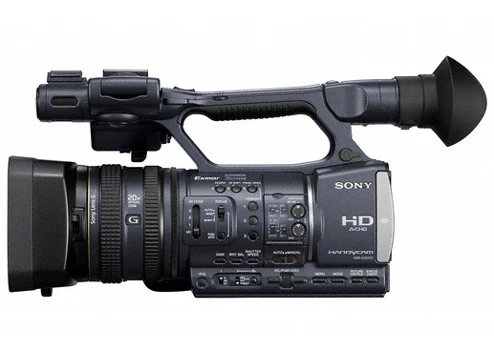 The Sony HDRAX2000 video camera