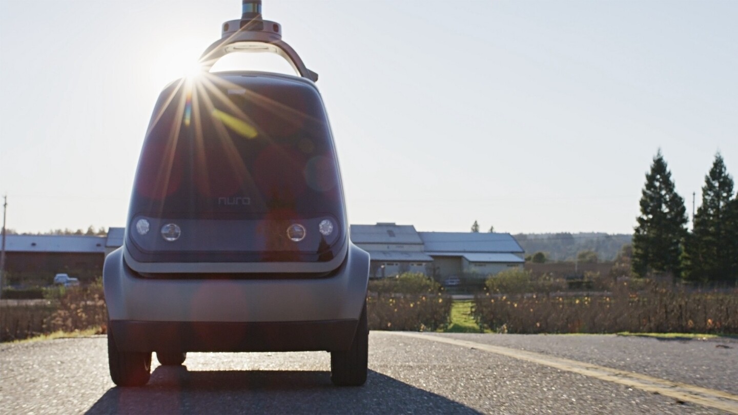Specifically designed as a delivery vehicle with no driver