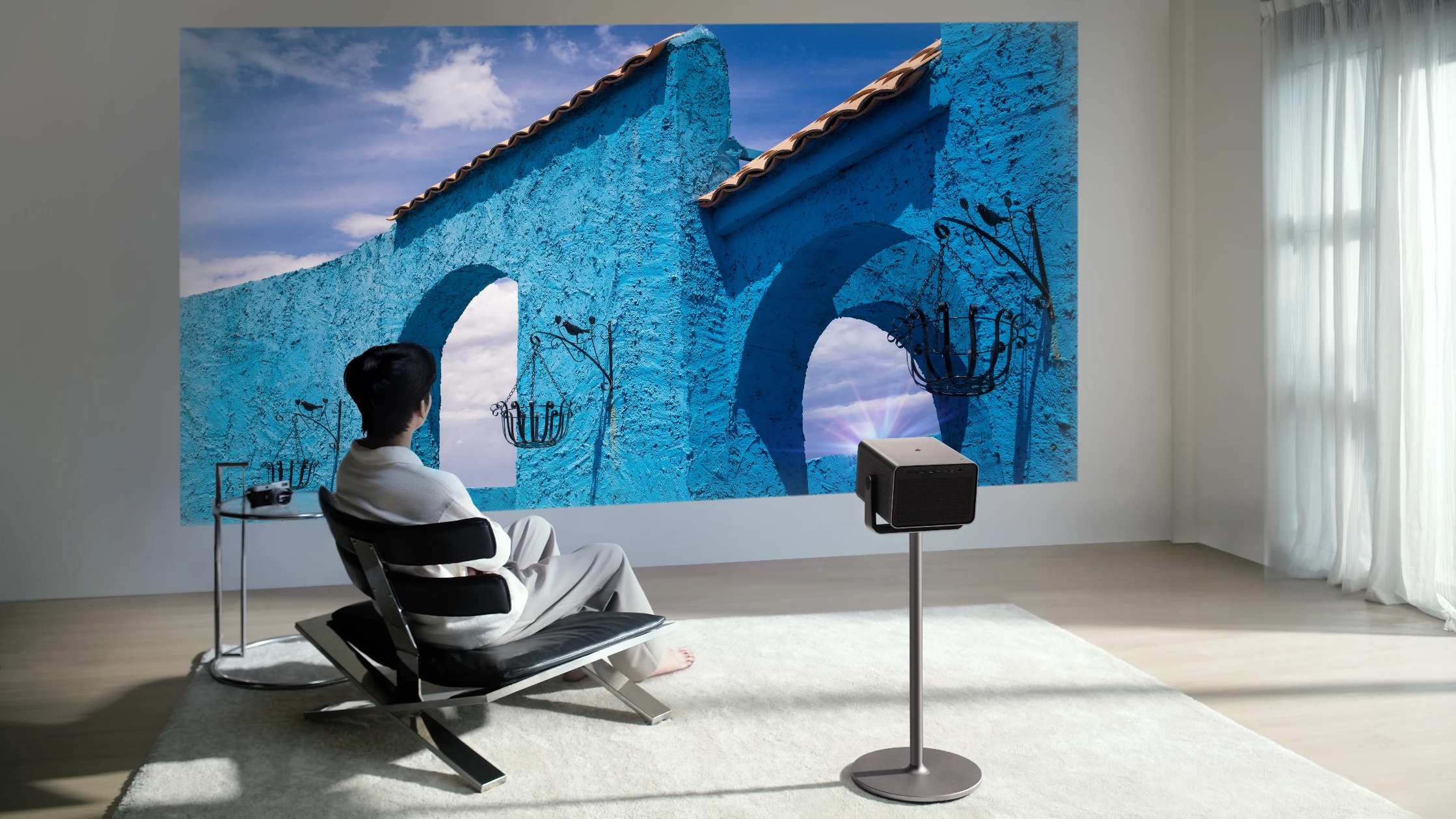 The Cine Play 1 Plus 4K laser projector puts out 3,500 lumens for daytime watch potential