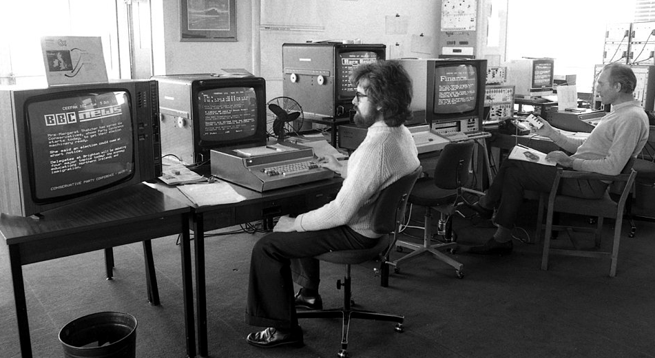 Early Ceefax editing
