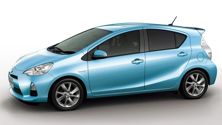 The Aqua plug-in hybrid is slightly smaller than the Prius but will be very aggressively priced when it goes on sale in Japan before the end of this year
