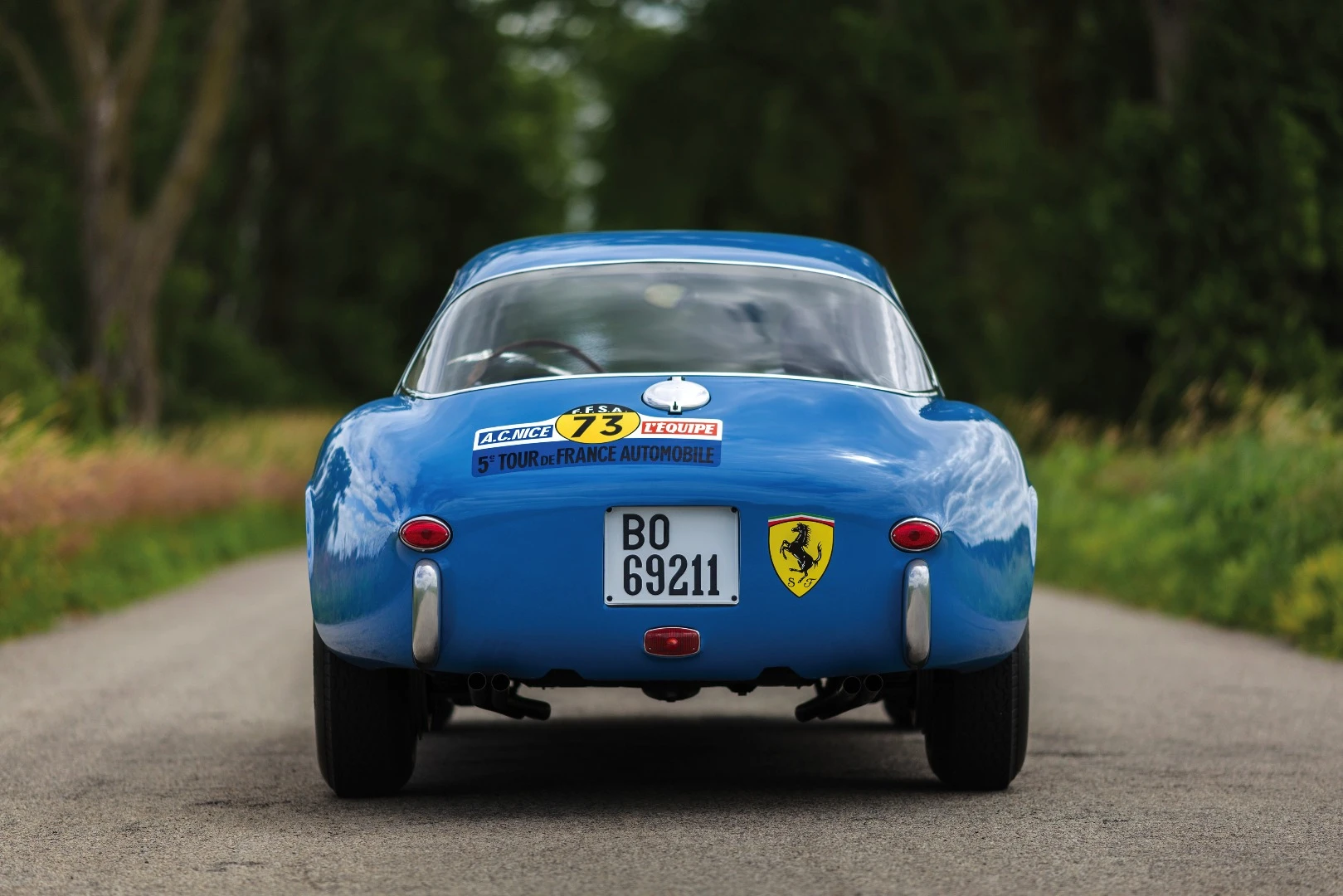 Only 77 of Ferrari's "Tour de France" models were ever built, with every one sold in the last five years fetching more than $3,000,000 and the two most recent highlights being a 1956 model which sold for £4,872,000 ($7,862,554) in London last September, and a similar car which fetched $6,710,000 during Monterey Car Week in 2012. This isn't just any Tour de France model, though – this is the 1956 Ferrari 250 GT Berlinetta Competizione 'Tour de France' that gave the model its name through winning the 1956 Tour de France Auto, France's equivalent to Italy's Mille Miglia or Sicily's Targa Florio. The car is one of only seven Scaglietti-bodied first-series competition berlinettas, but in historical terms, it is even more significant because it was owned and raced by one of motorsport's larger-than-life figures, the Marquis Alfonso de Portago.