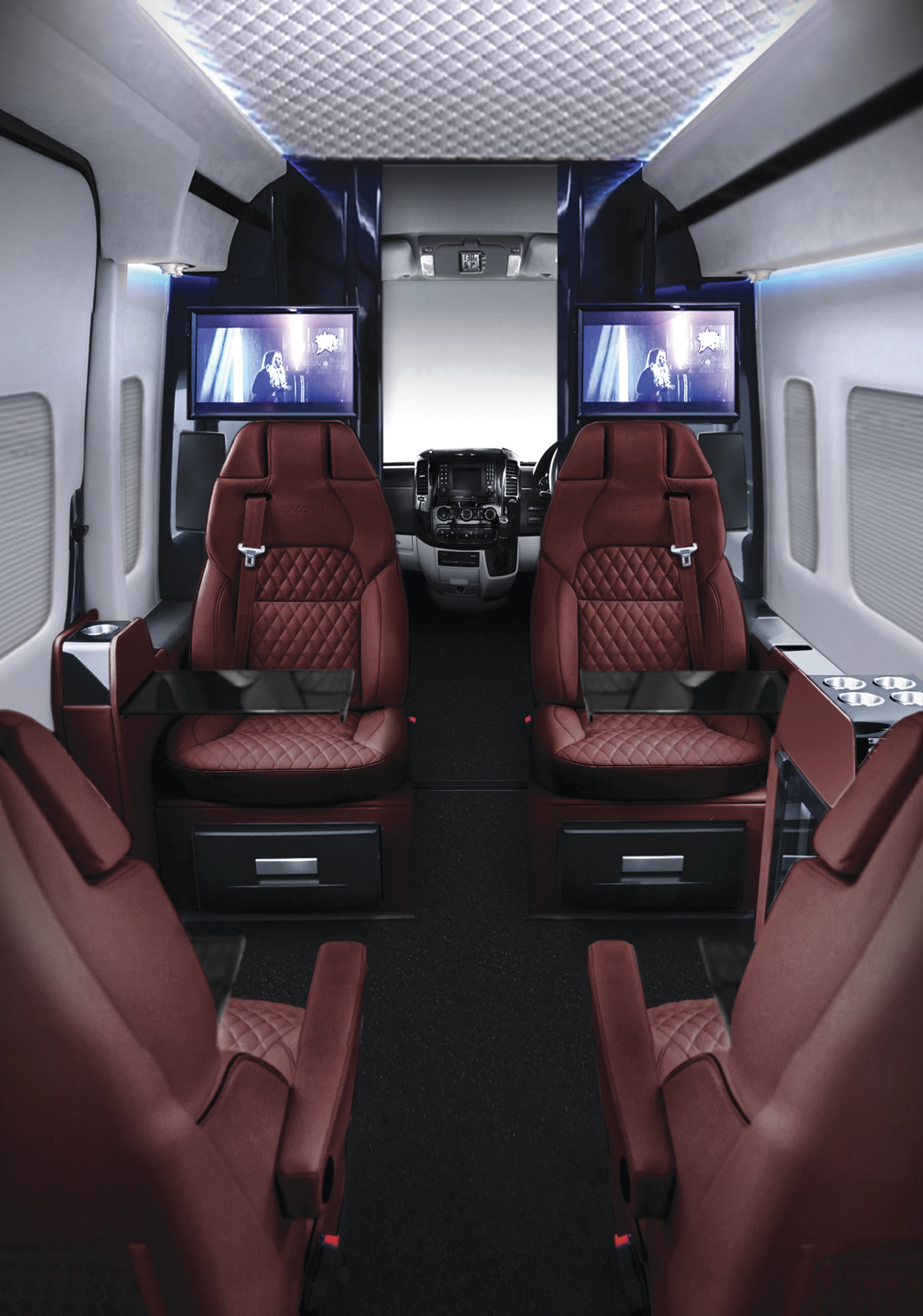 Senzati offers different partition and television options