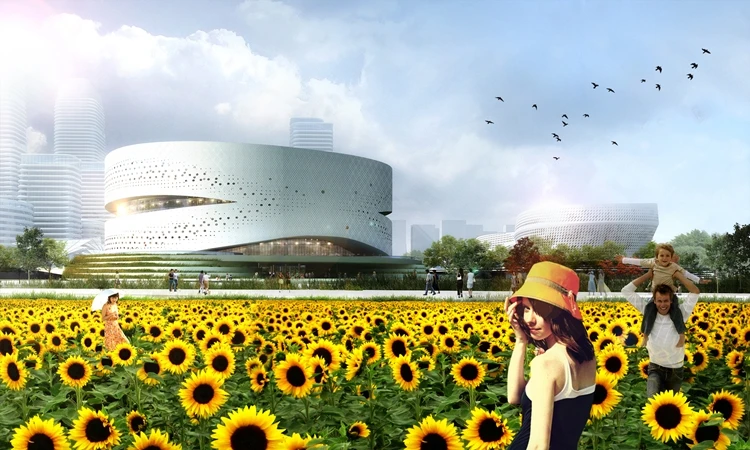 Binhai Eco City will feature building designed using passive architecture principles