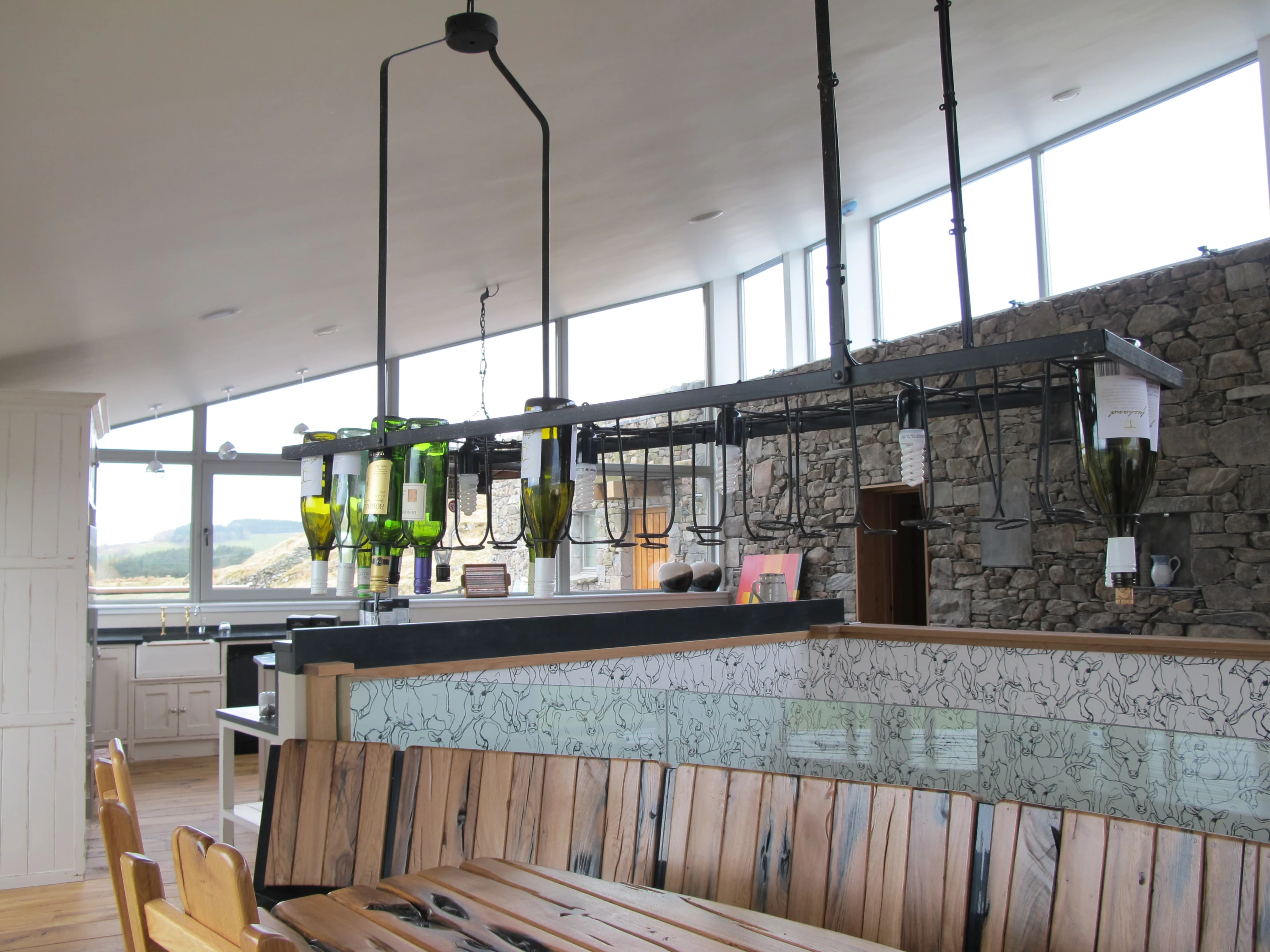 Much of the stone used in the building fabric was taken from the surrounding fields (Photo: Mark Waghorn Architects)