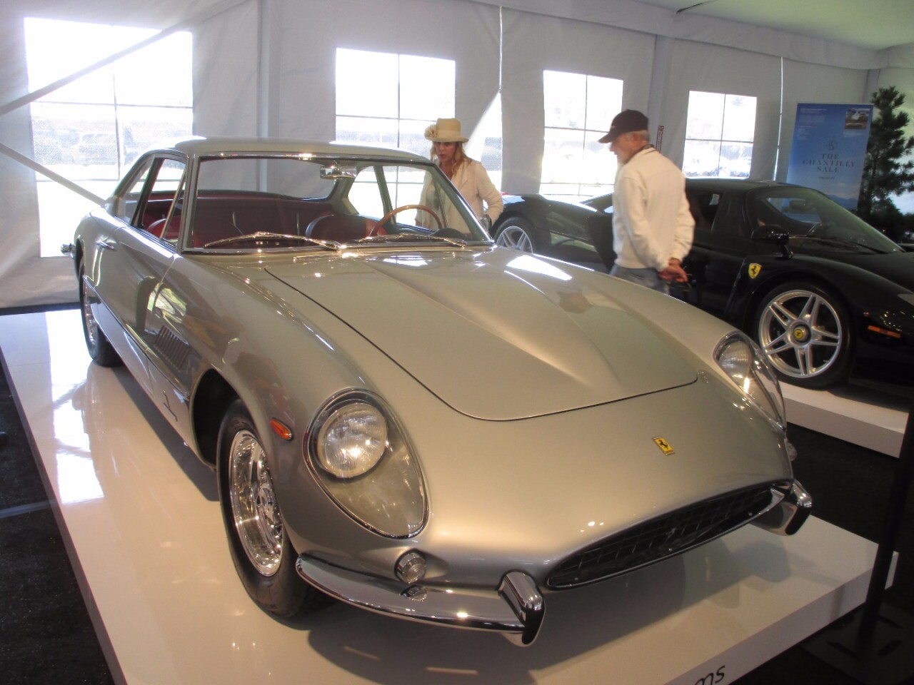 No Sale | 1963 Ferrari 400 Superamerica Coupe AerodynamicoA rare car that was at the very pinnacle of Ferrari's offerings. One of just 35 Aerodynamicos built. Was expected to push the model record of $4.4 million set at Amelia Island in 2016.Official Auction Description: Bonhams Lot 63