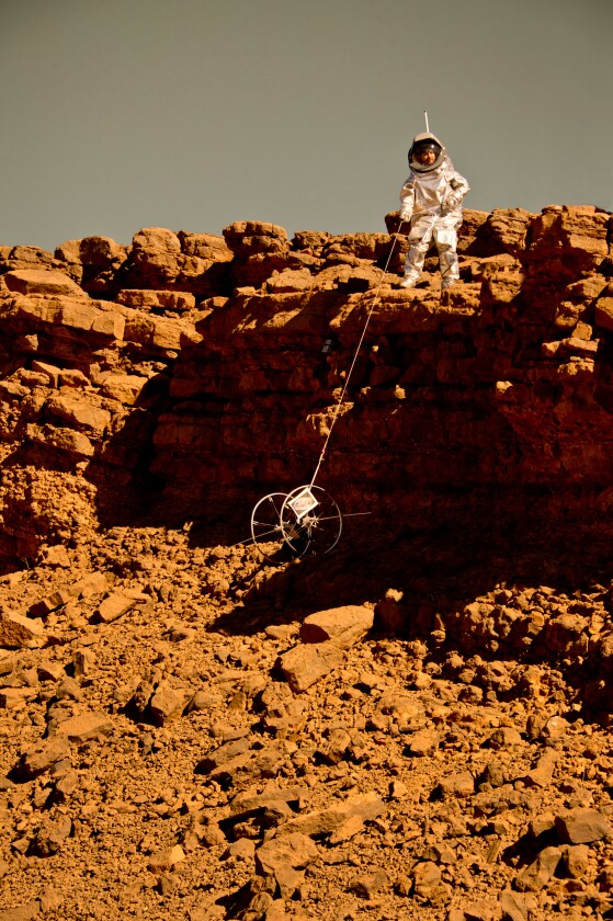 Cliffbot rover in action (Image: OeWF (Katja Zanella-Kux))