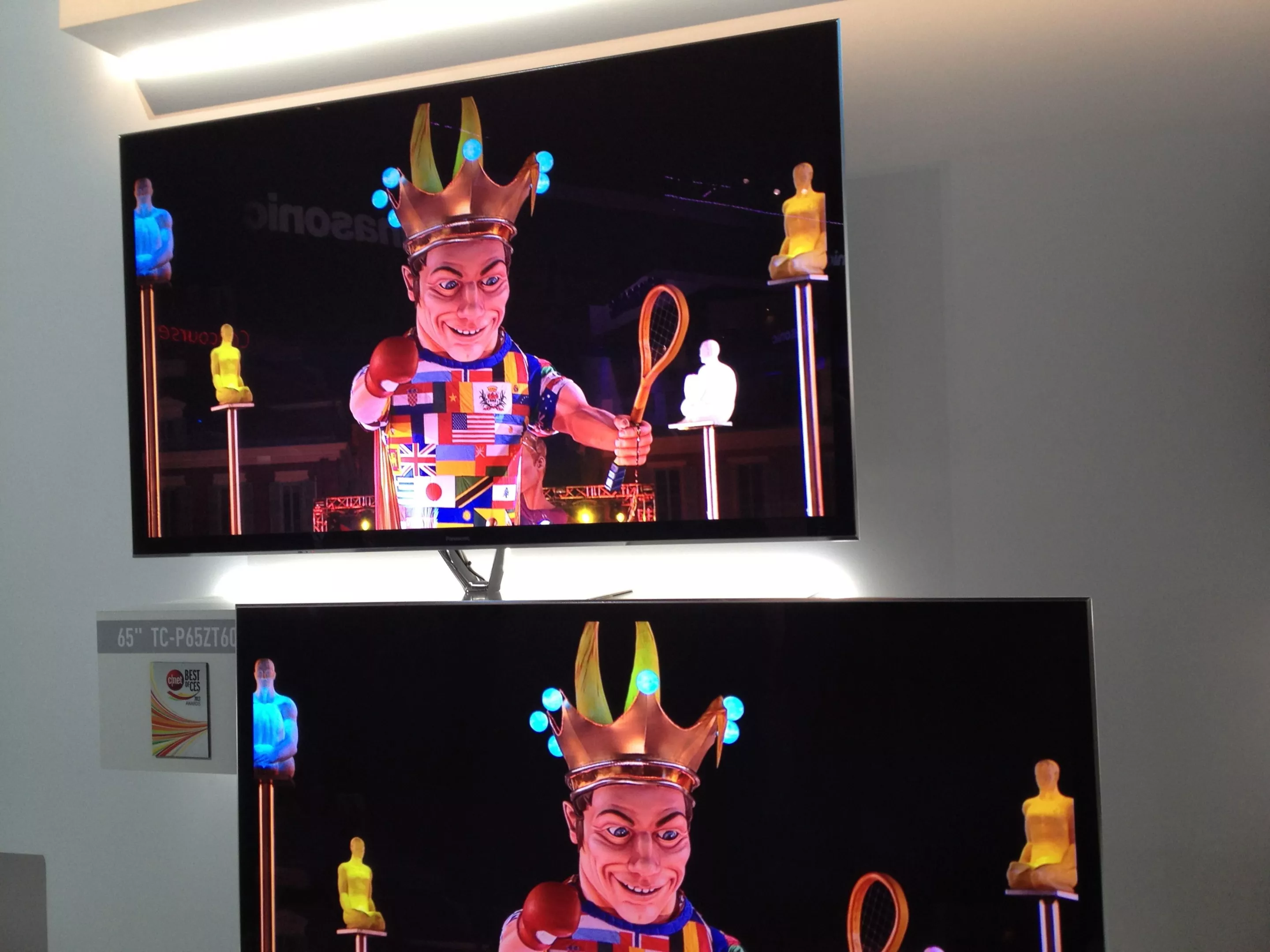 Panasonic's flagship ZT60 series Plasma TV at CES 2013