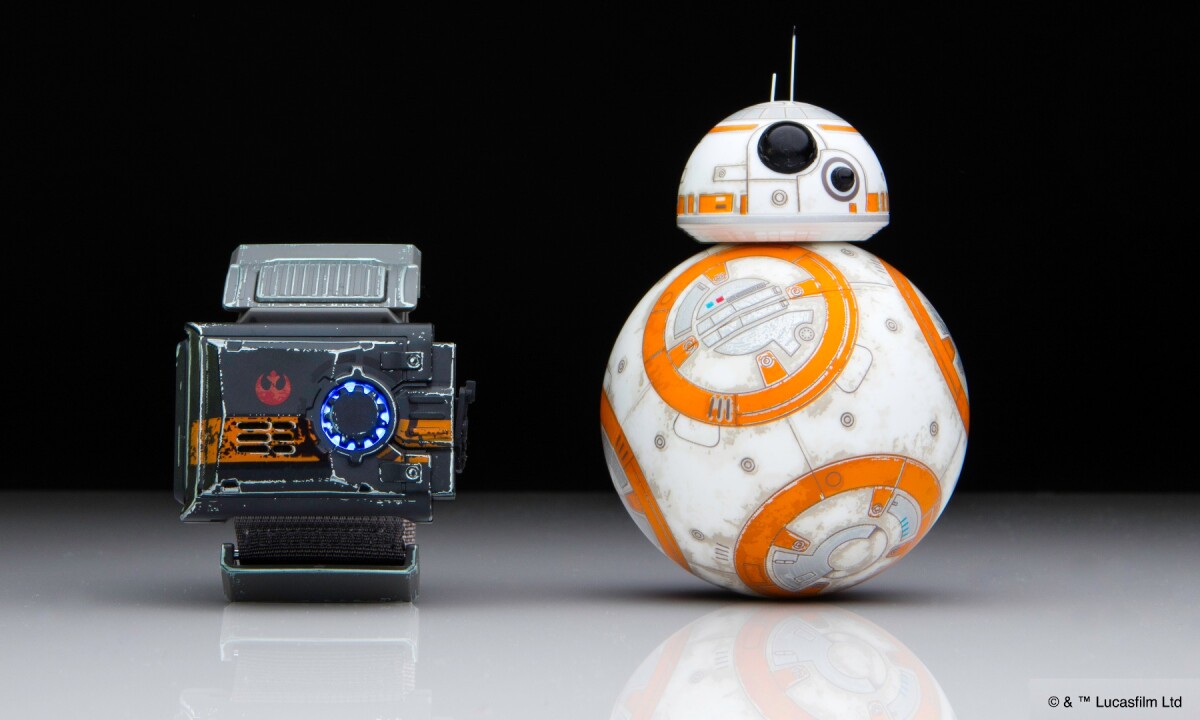 Users can pretend they are a Jedi by controlling a BB-8 Sphero with the Force Band