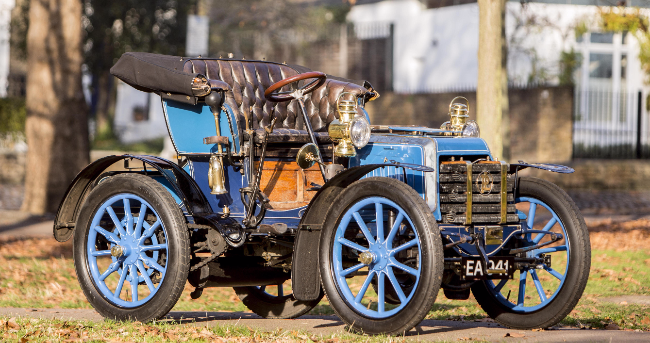 This 115-year-old Panhard & Levassor was owned by just two families between 1903 and 2007 when it was restored and has subsequently completed eight London to Brighton Runs (2007-2014) Auction Description