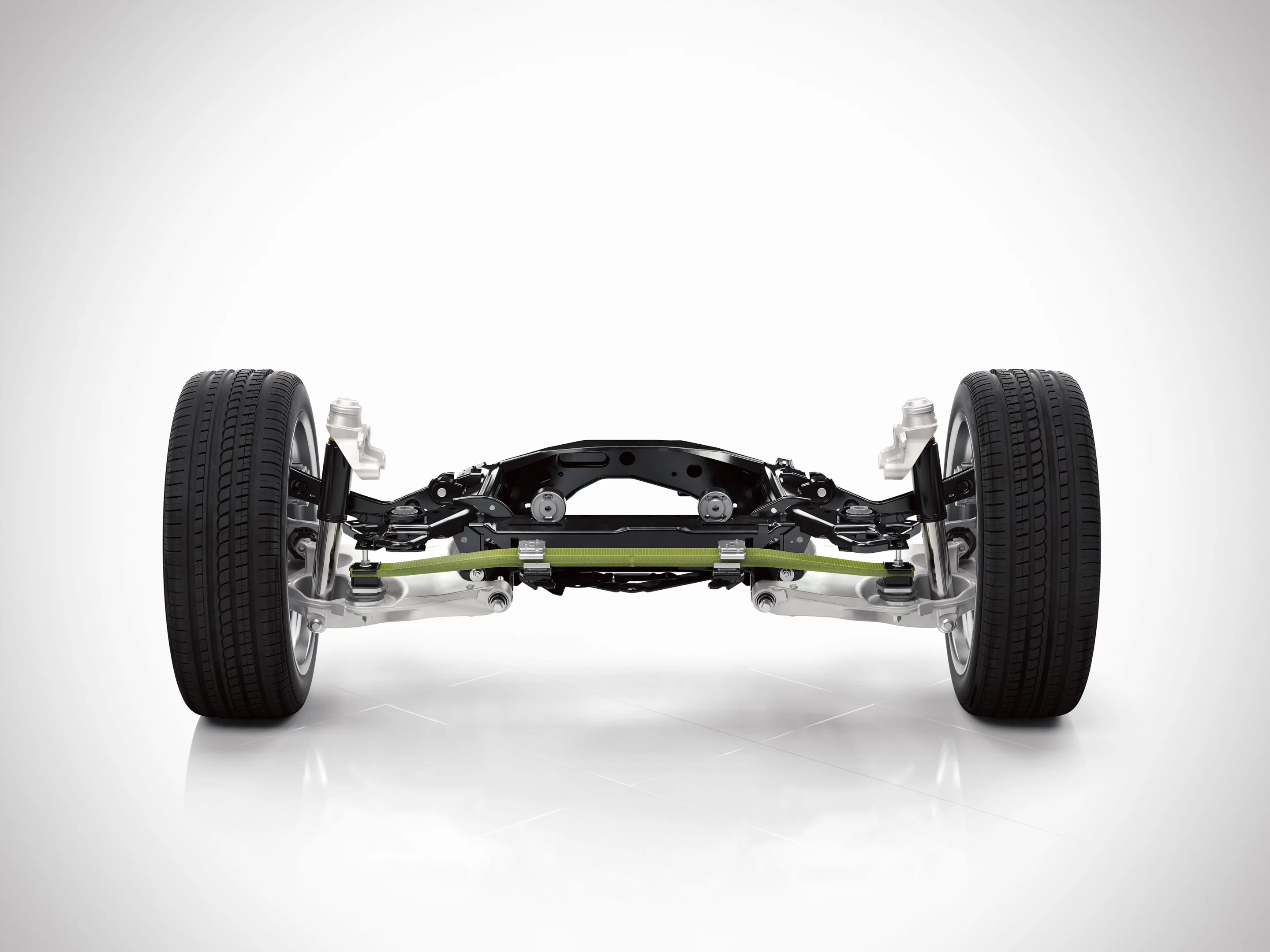 The Volvo XC90 features an all-new rear axle design