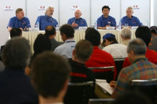 The all-start Maxtra cast, minus the man who founded the company just 19 years ago