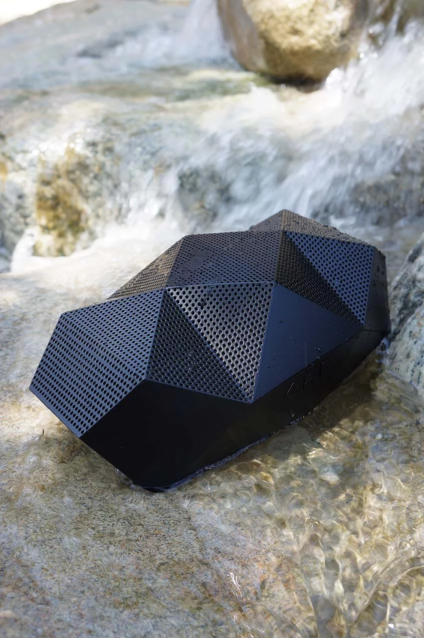 The BIG Turtle Shell is similar to the Armadillo Outdoor Tech showed last year, but can also act as a charger